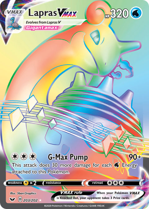Lapras VMAX - 203/202