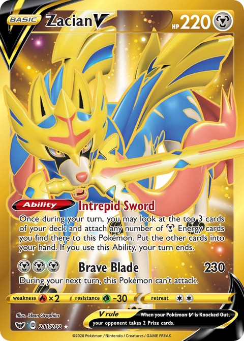 Zacian V - 211/202