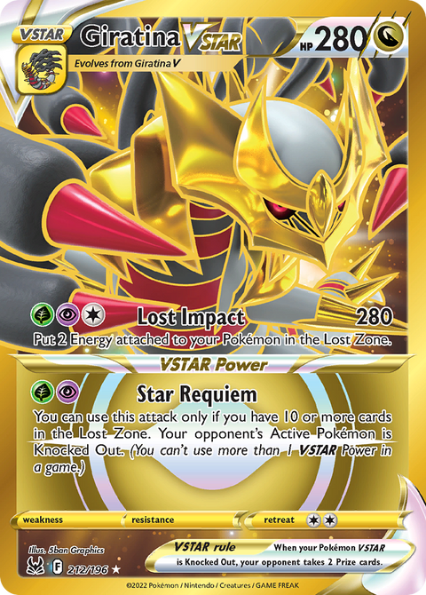 Giratina VSTAR - 212/196