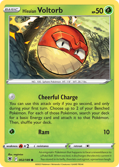 Hisuian Voltorb - 002/189