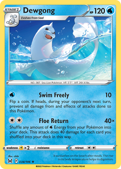 Dewgong - 034/196