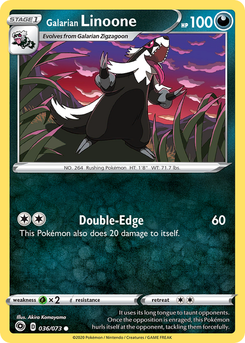 Galarian Linoone - 036/073