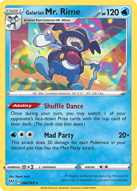 Galarian Mr. Rime - 036/189