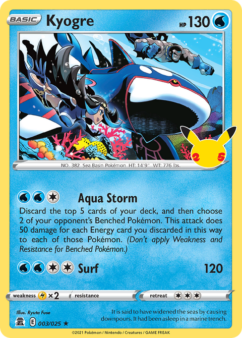 Kyogre - 003/025