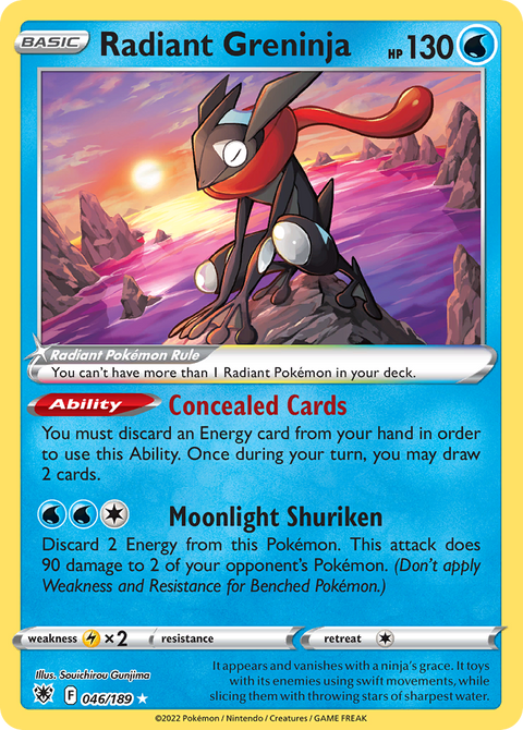 Radiant Greninja - 046/189