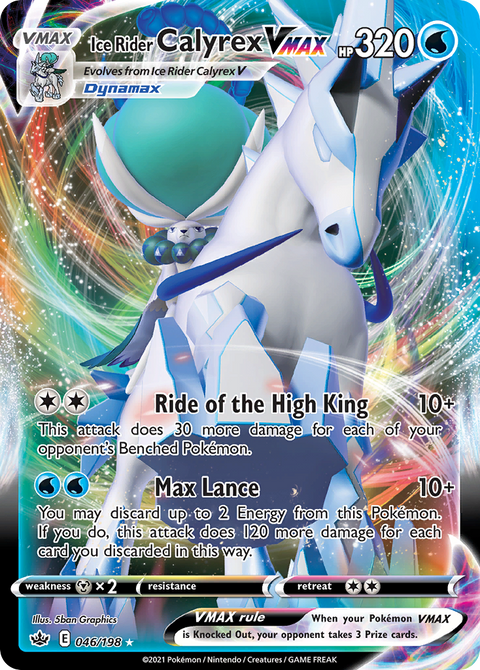 Ice Rider Calyrex VMAX - 046/198