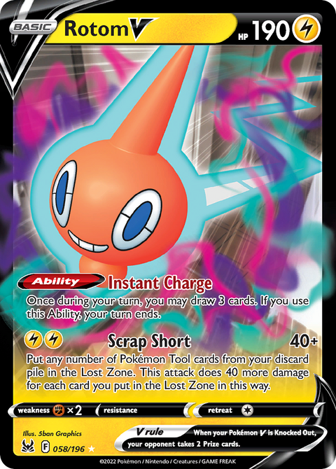 Rotom V - 058/196