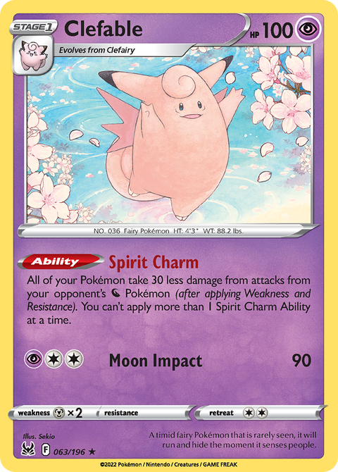 Clefable - 063/196