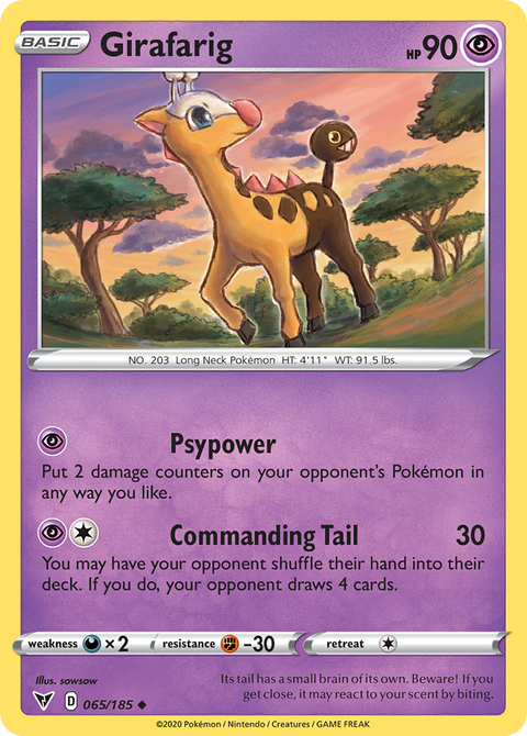 Girafarig - 065/185