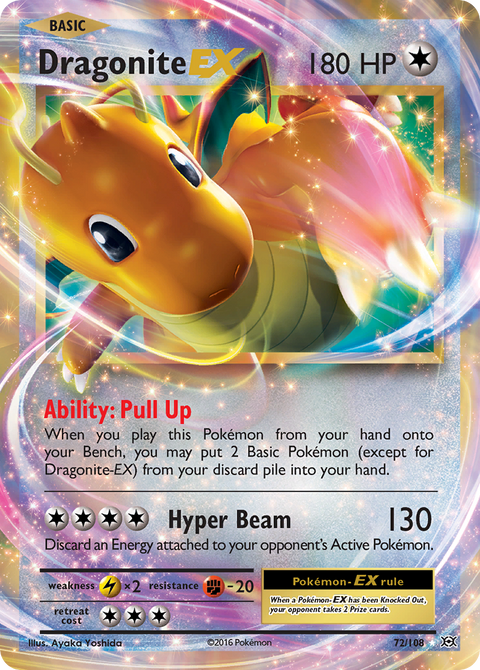 Dragonite EX - 72/108