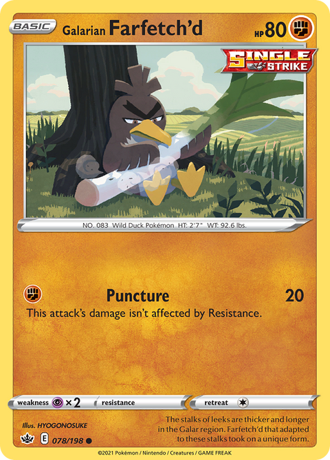 Galarian Farfetch'd - 078/198