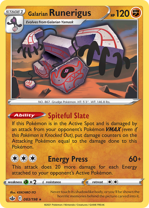 Galarian Runerigus - 083/198