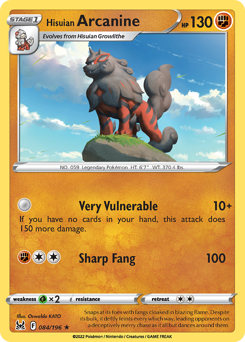 Hisuian Arcanine - 084/196
