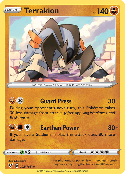 Terrakion - 092/185