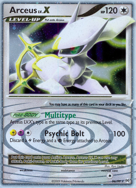 Arceus LV.X - 96/99