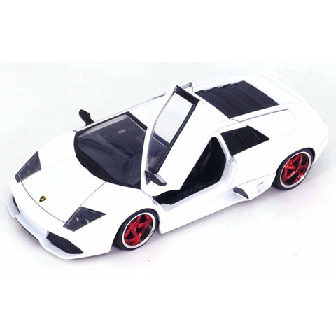 1:24 Lamborghini Murcielago LP640 White - Hyperspec Diecast