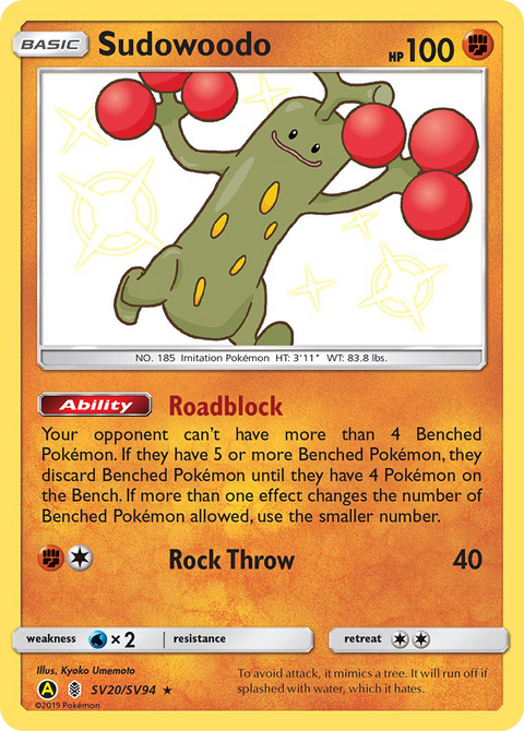 Sudowoodo - SV20/SV94