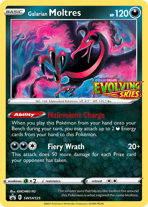 Galarian Moltres - SWSH125