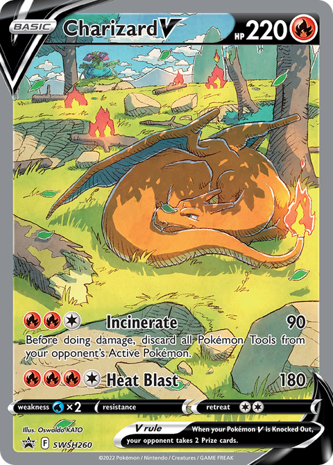 Charizard V - SWSH260
