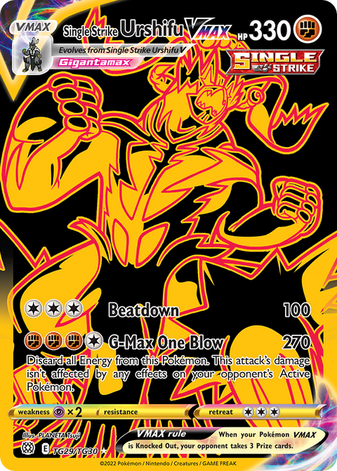 Single Strike Urshifu VMAX - TG29/TG30