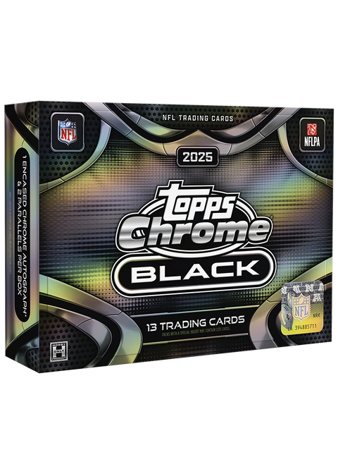 Topps: 2025 Chrome Black Football Hobby Box