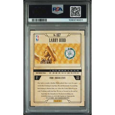 2014 PANINI GOLD STANDARD LARRY BIRD 167 PSA 8