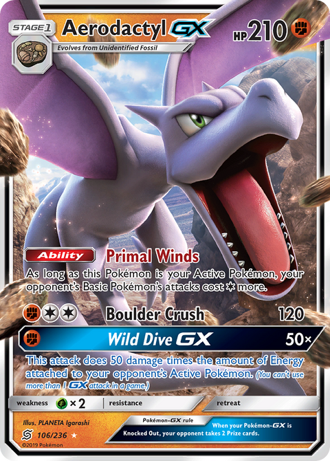 Aerodactyl GX - 106/236