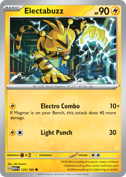 Electabuzz - 125/165