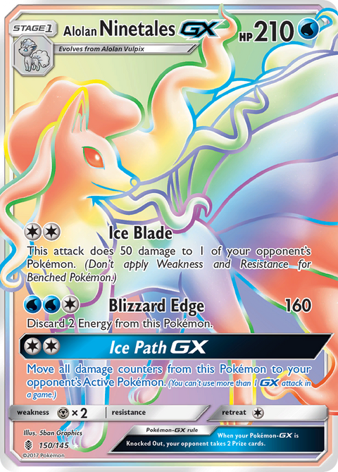Alolan Ninetales GX - 150/145