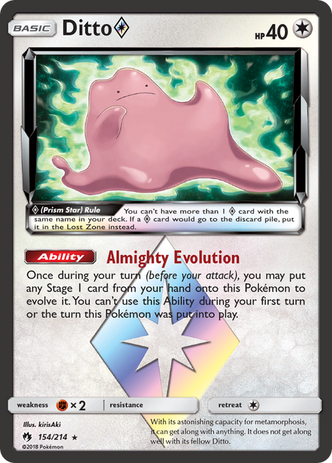 Ditto Prism Star - 154/214