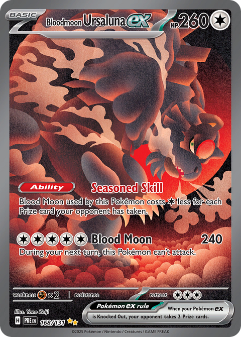 Bloodmoon Ursaluna EX - 168/131