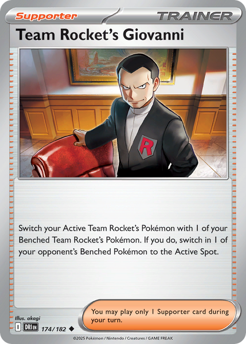 Team Rocket's Giovanni - 174/182