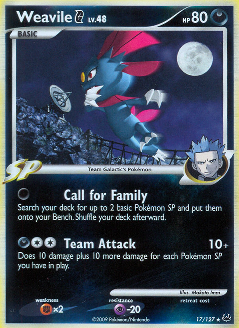 Weavile Pokémon G - 17/127