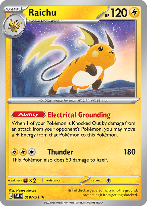 Raichu - 019/091
