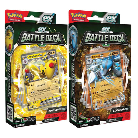 Pokemon TCG: Ampharos/Lucario EX Battle Deck