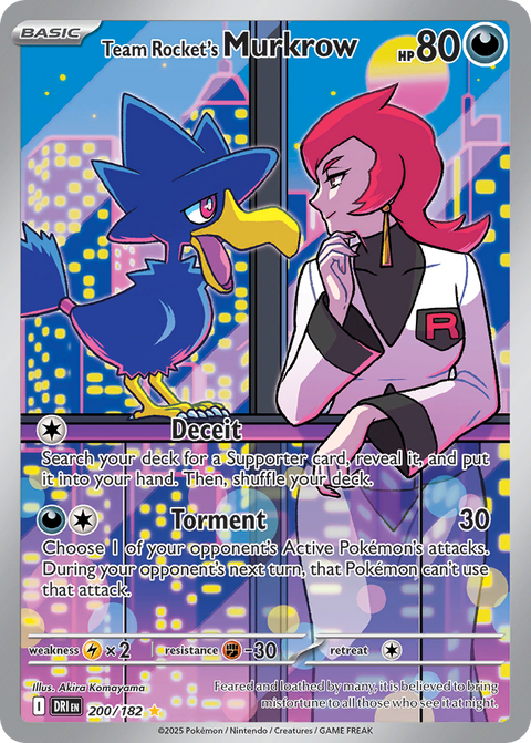 Team Rocket's Murkrow - 200/182