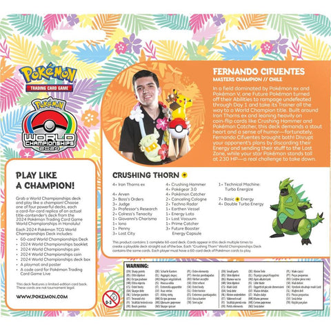 Pokemon TCG: 2024 Pokemon TCG World Championships Deck
