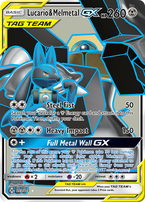 Lucario & MelmetalTag Team GX - 203/214
