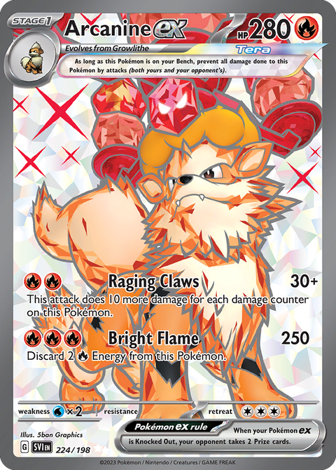 Arcanine EX - 224/198