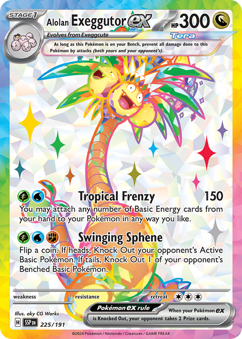 Alolan Exeggutor EX - 225/191