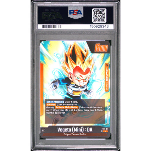 2025 DRAGON BALL VEGETA (MINI) : DA FS08-01/97 PSA 10