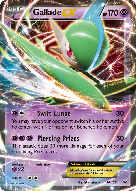 Gallade EX - 34/108