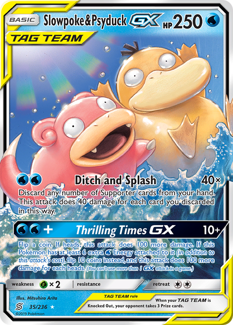 Slowpoke & PsyduckTag Team GX - 35/236