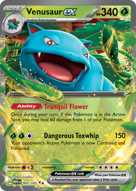 Venusaur EX - 003/165