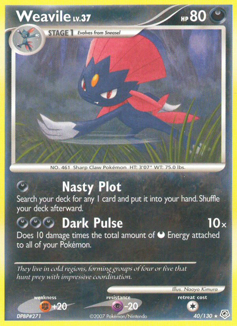 Weavile - 40/130