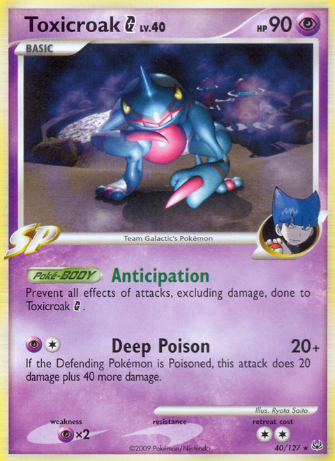 Toxicroak Pokémon G - 40/127
