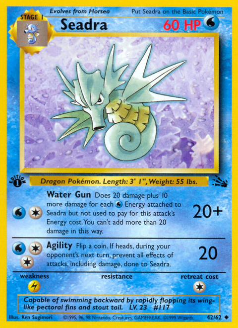 Seadra - 42/62 (1st Edition)