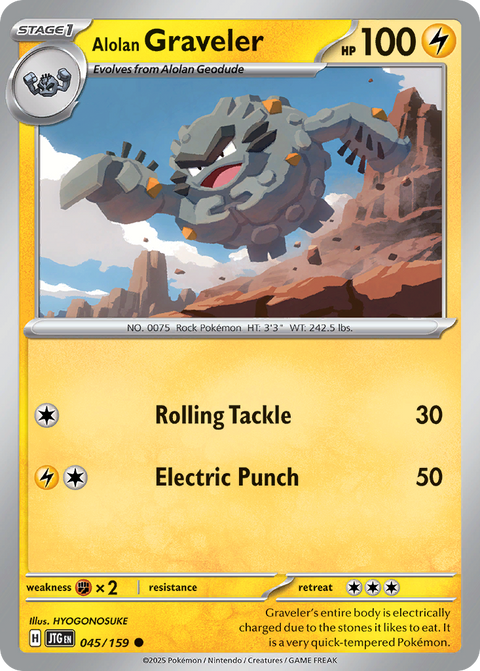 Alolan Graveler - 045/159