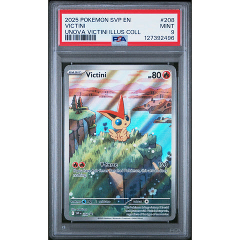 2025 POKEMON PROMO VICTINI ILLUSTRATION COLLECTION SVP208 PSA 9