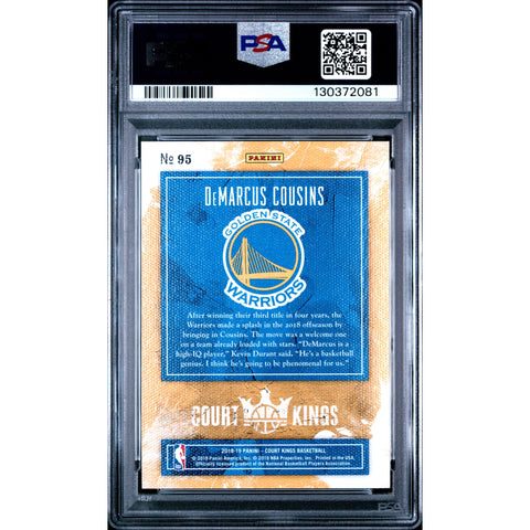2018 PANINI PANINI COURT KINGS DEMARCUS COUSINS JADE 95 PSA 10